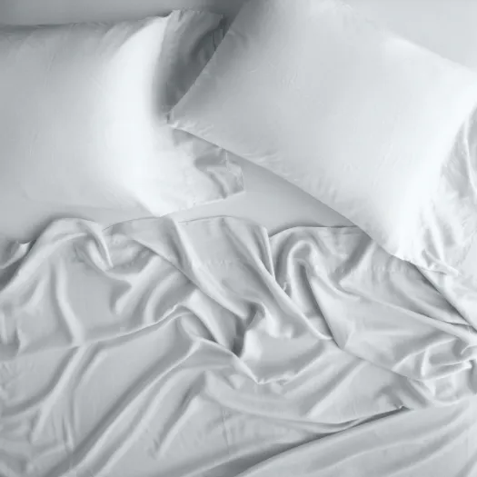 Madera Luxe Fitted Sheet - Cloud - Queen
