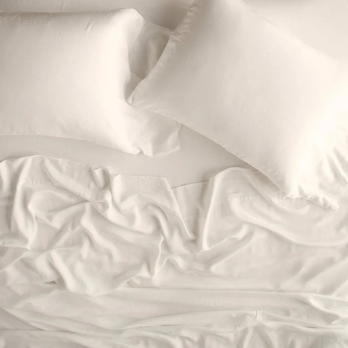 Madera Luxe Fitted Sheet - Parchment - Full