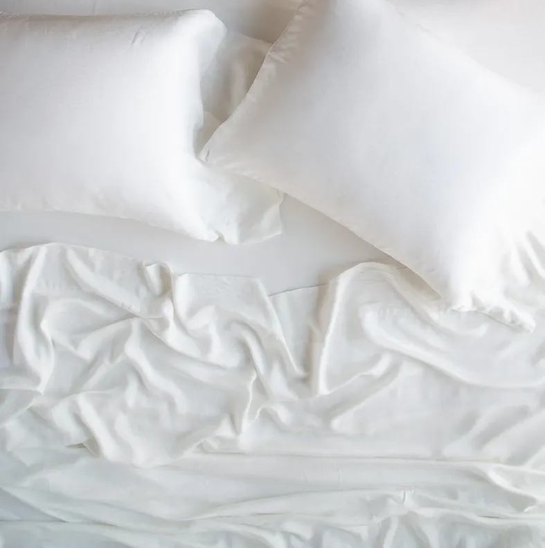 Madera Luxe Fitted Sheet - Winter White - California King