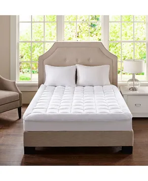 Madison Park Cloud Soft Plush Waterproof Mattress Pad 72518960018 White Cal King