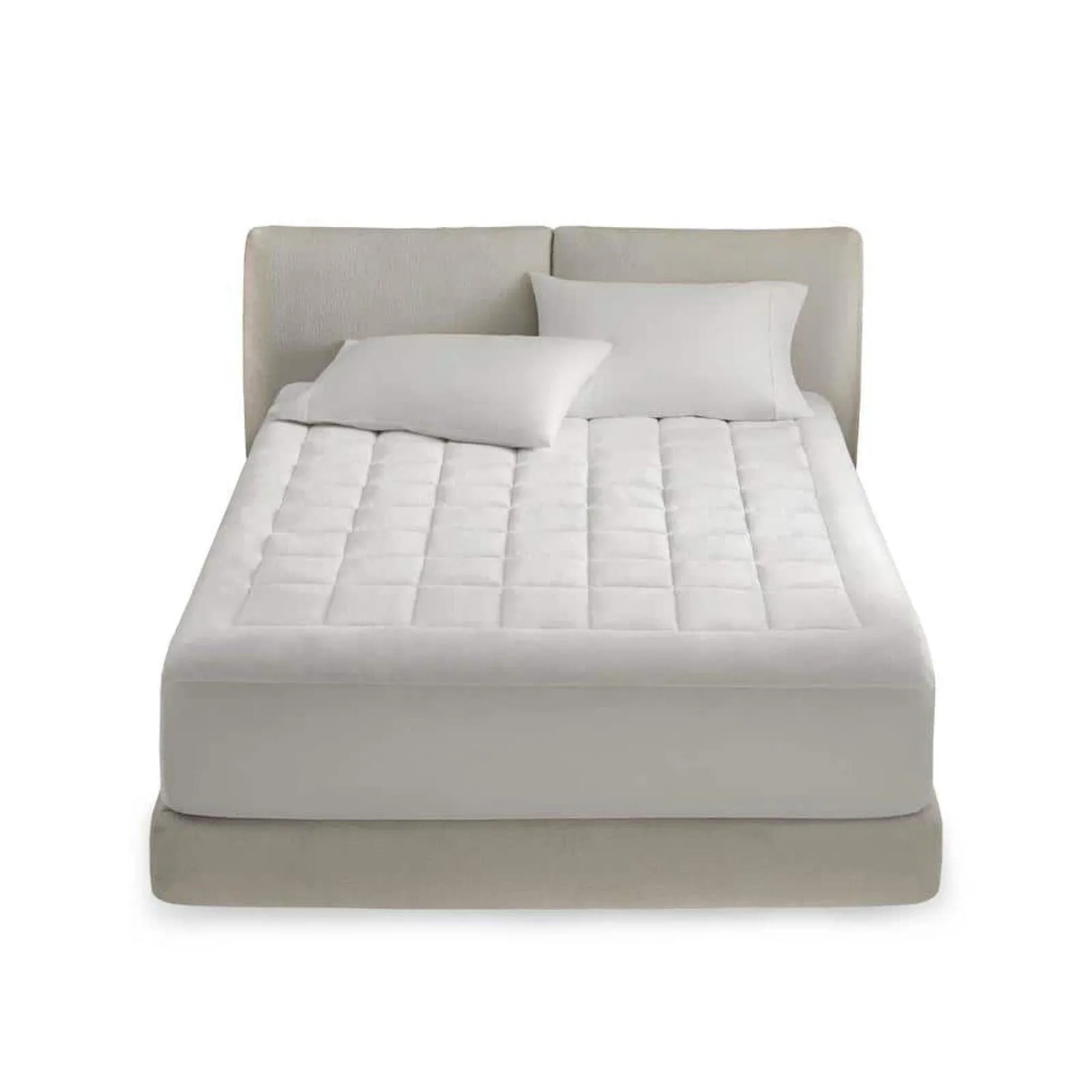 Madison Park Cloud Soft Plush Waterproof Mattress Pad 72518960018 White Cal King