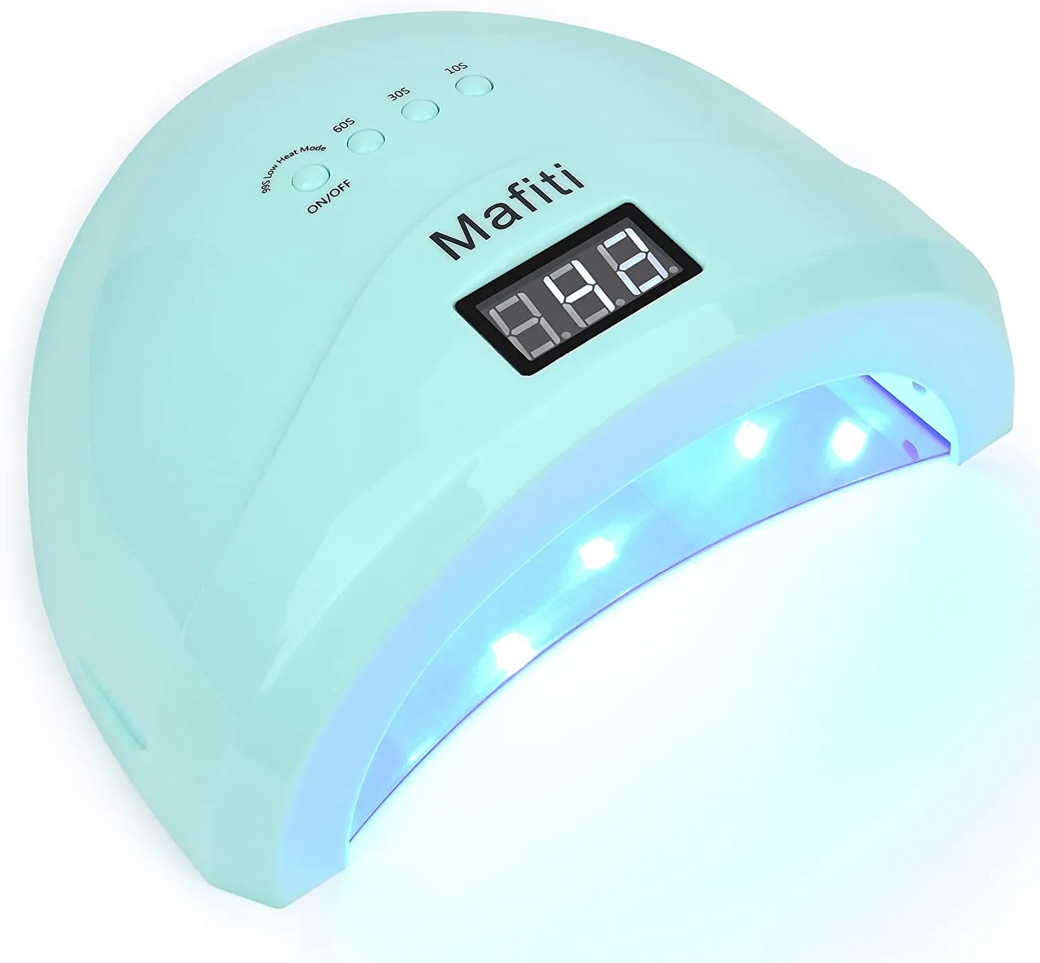 mafiti 48W UV Nail Led Lamp Nail Dryer Manicure/Pedicure uv Light for Gel Nail Automatic Sensor Curing Lamp Gift LCD Display Screen Cyan