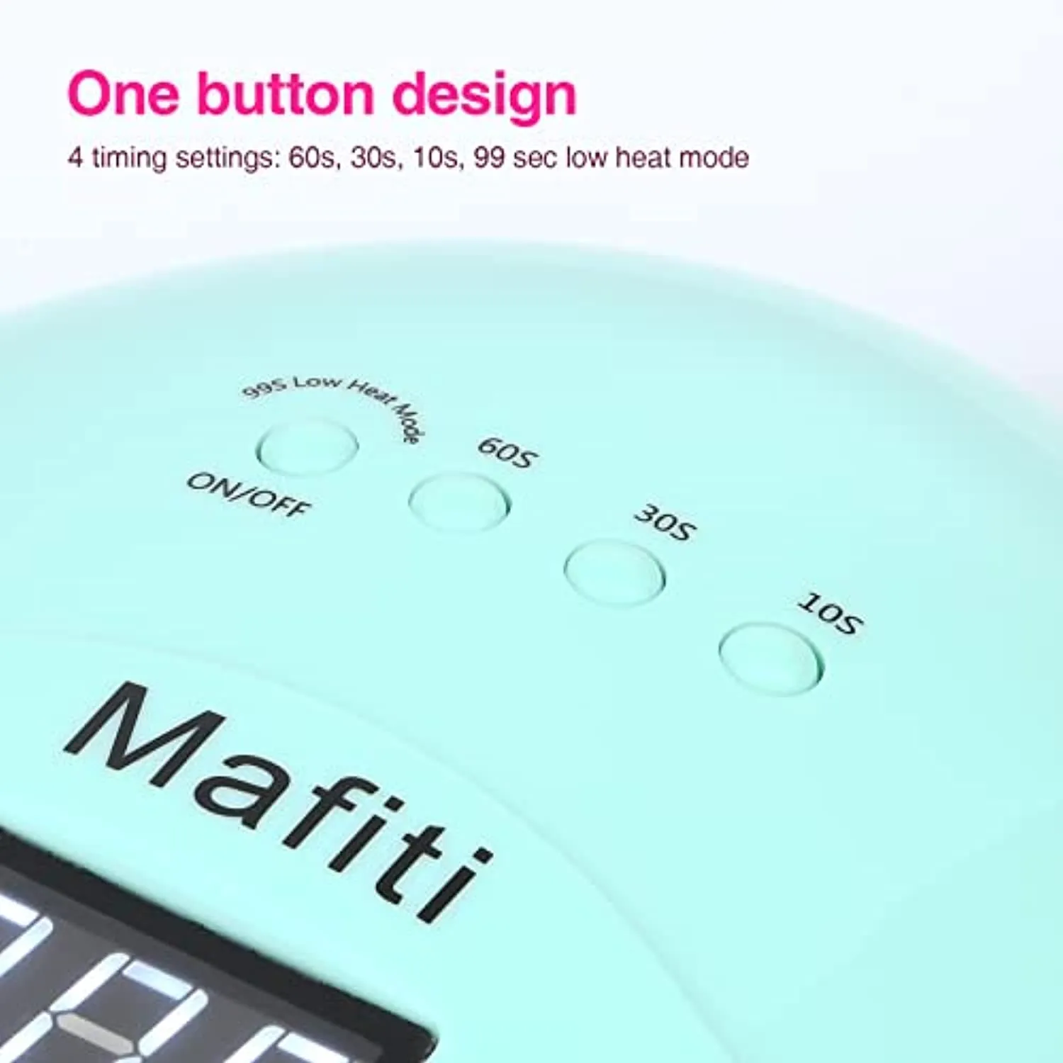 mafiti 48W UV Nail Led Lamp Nail Dryer Manicure/Pedicure uv Light for Gel Nail Automatic Sensor Curing Lamp Gift LCD Display Screen Cyan