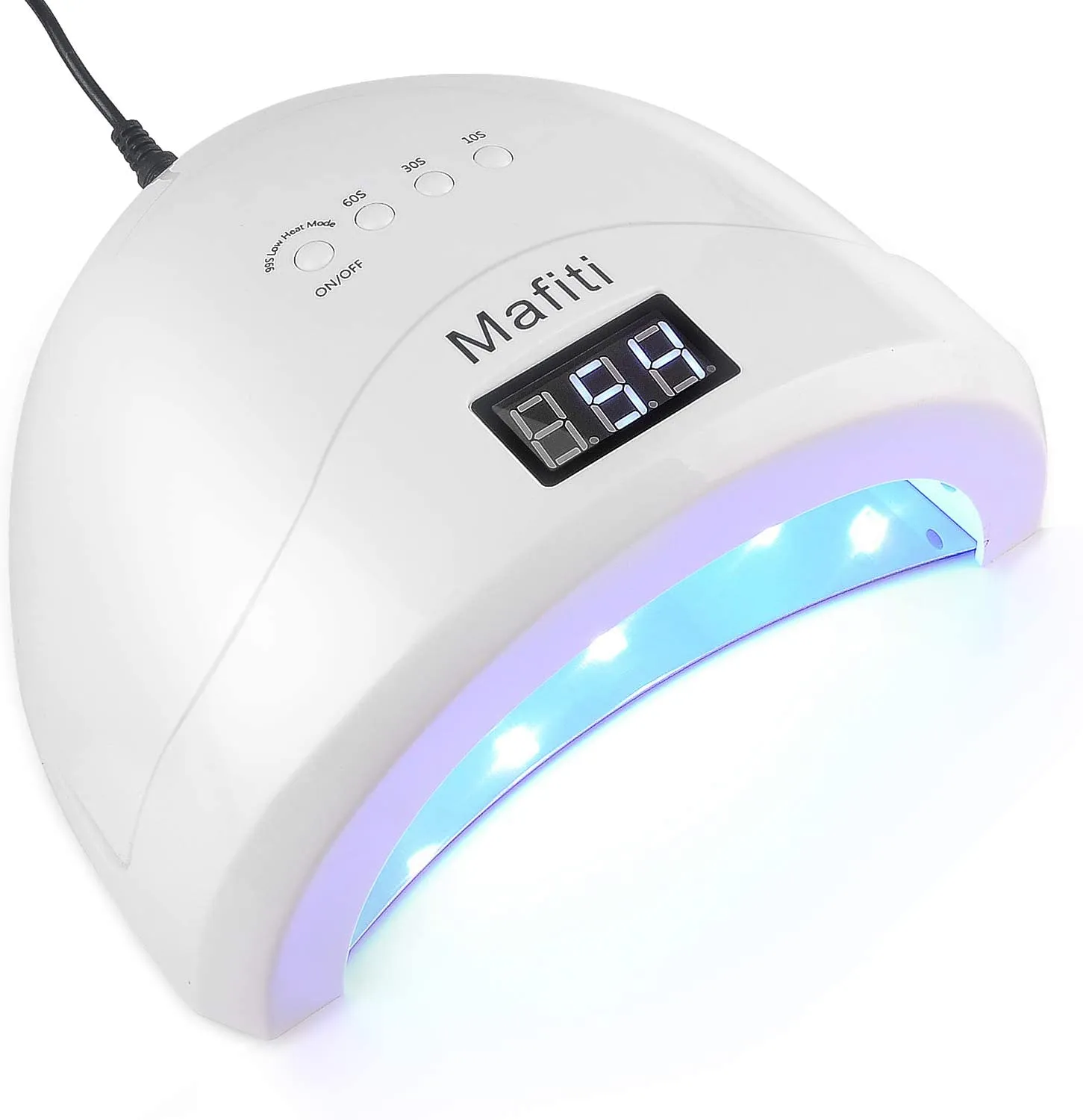 mafiti 48W UV Nail Led Lamp Nail Dryer Manicure/Pedicure uv Light for Gel Nail Automatic Sensor Curing Lamp Gift LCD Display Screen Cyan