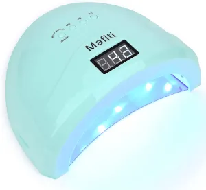 mafiti 48W UV Nail Led Lamp Nail Dryer Manicure/Pedicure uv Light for Gel Nail Automatic Sensor Curing Lamp Gift LCD Display Screen Cyan
