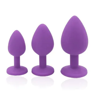 Magic Touch Butt Plug Fun Kit - Silicone 3 pack