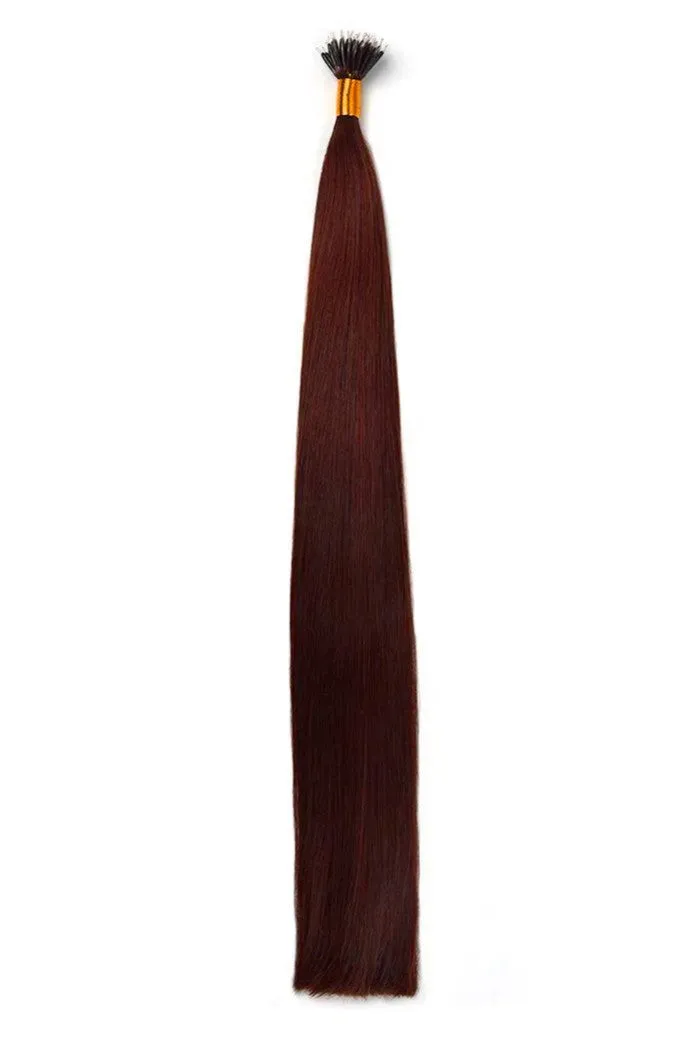 Mahogany Red (#99J) Nano Ring Hair Extensions