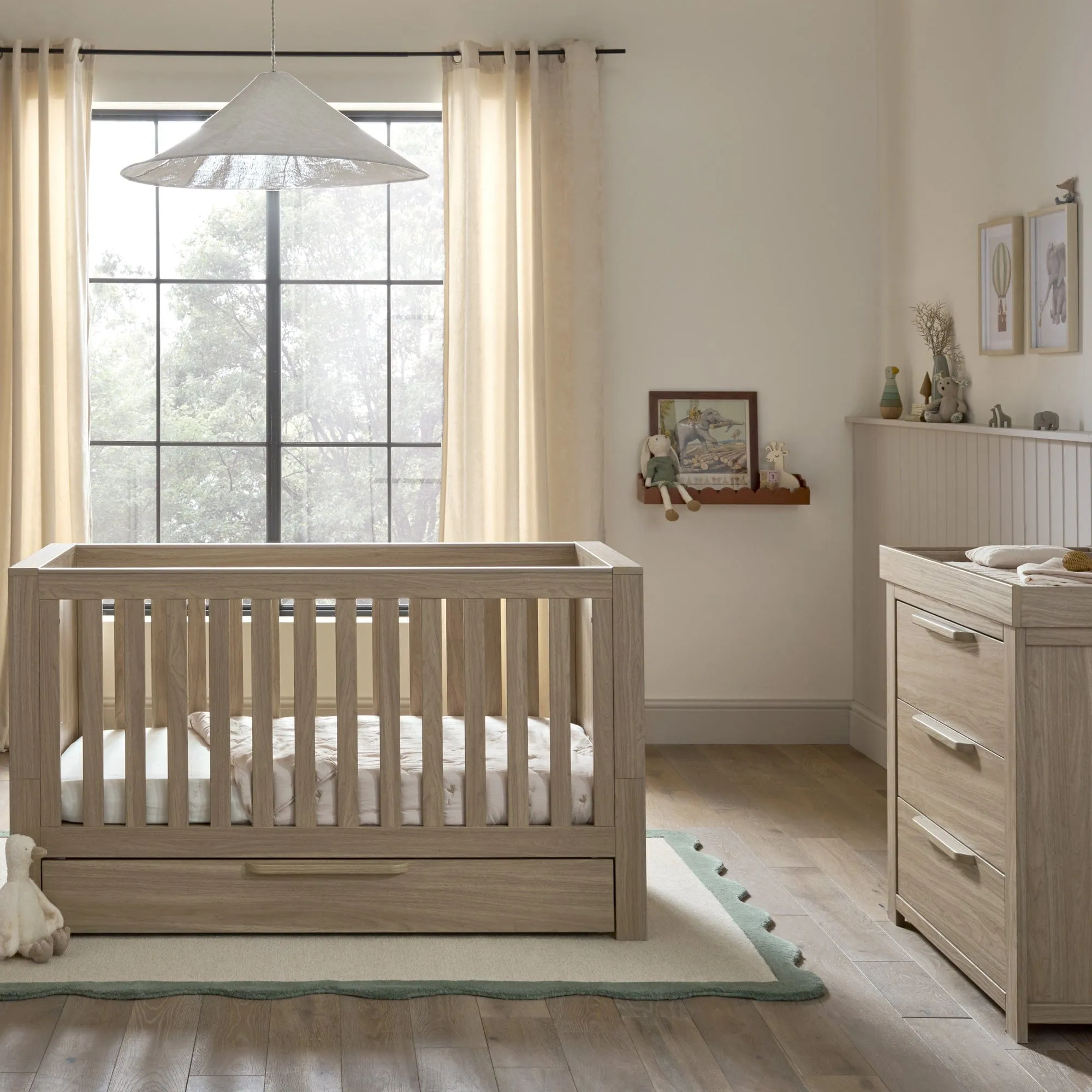 Mamas & Papas Franklin 2 Piece Roomset - Natural Oak