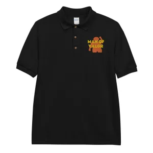 Man of Valor Embroidered Polo Shirt