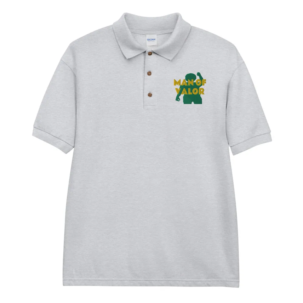 Man of Valor Embroidered Polo Shirt