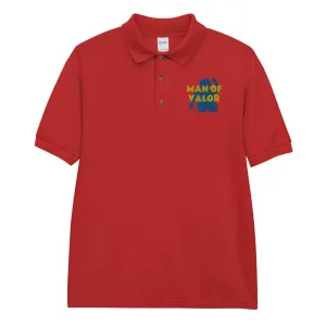 Man of Valor Embroidered Polo Shirt