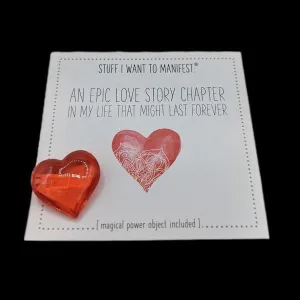 Manifestation Card & Tokens Epic Love Story