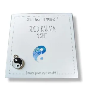 Manifestation Card & Tokens Good Karma