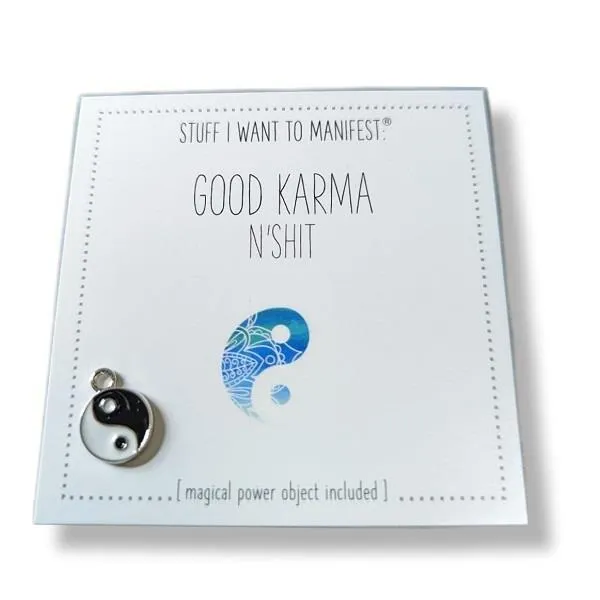 Manifestation Card & Tokens Good Karma