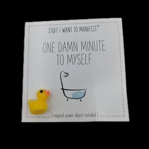 Manifestation Card & Tokens One Dam Minute