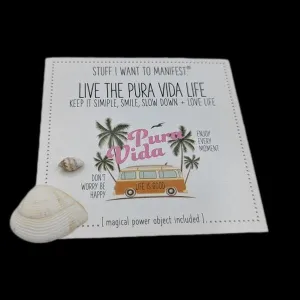 Manifestation Card & Tokens Pura Vida Life