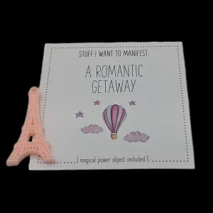 Manifestation Card & Tokens Romantic Getaway