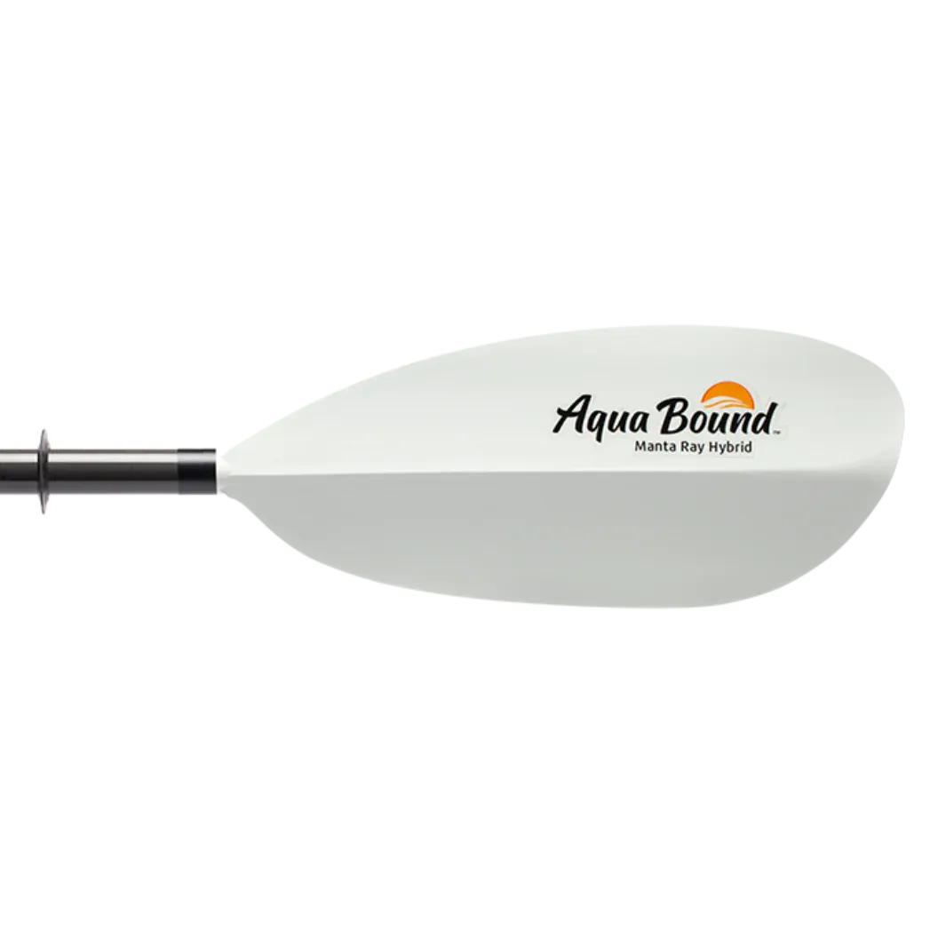 Manta Ray Hybrid Versa-Lok 2 piece Kayak Paddle - White