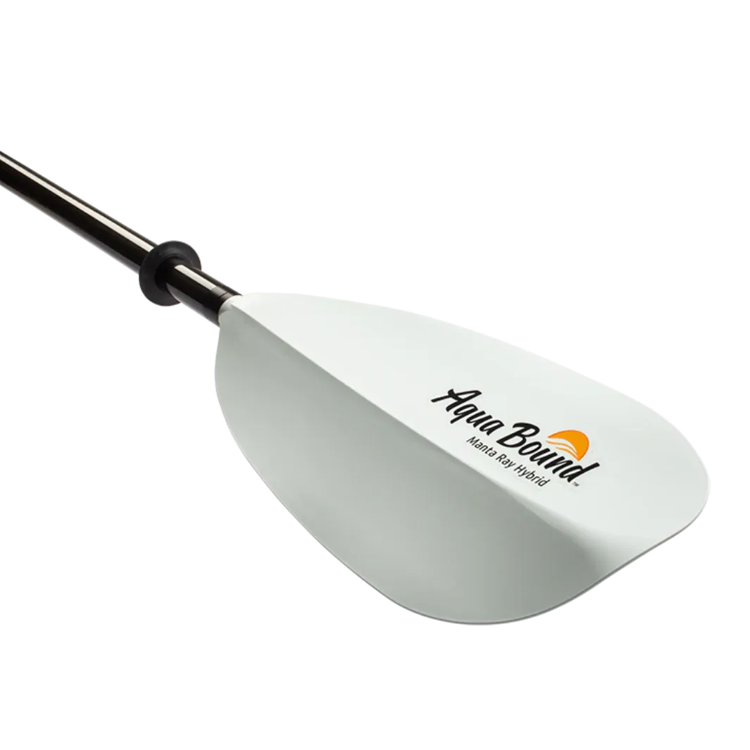 Manta Ray Hybrid Versa-Lok 2 piece Kayak Paddle - White