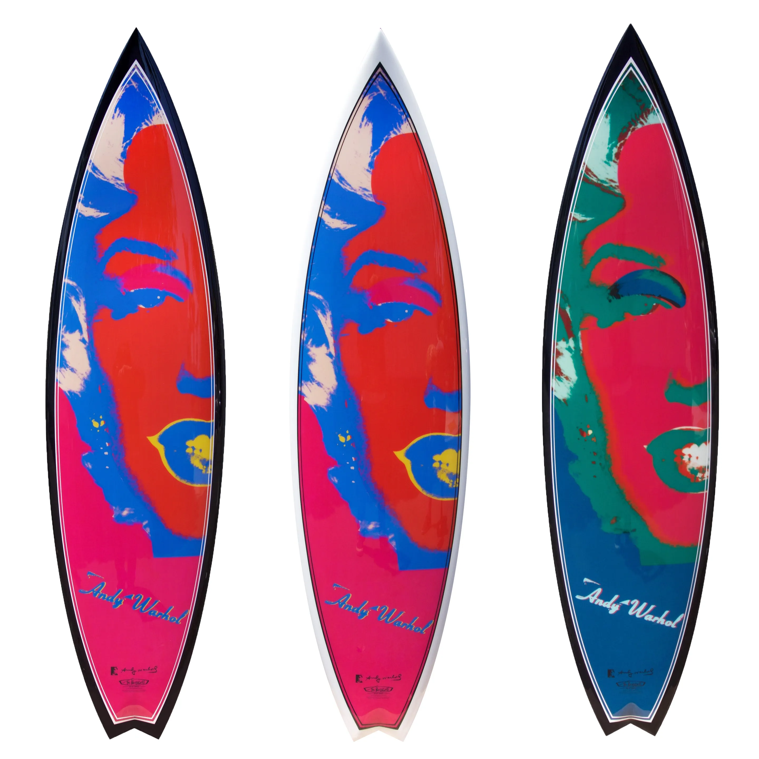Marilyn Surfboard by Andy Warhol