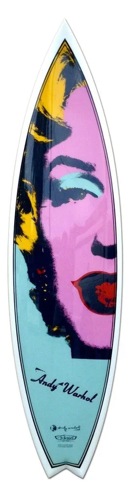Marilyn Surfboard by Andy Warhol