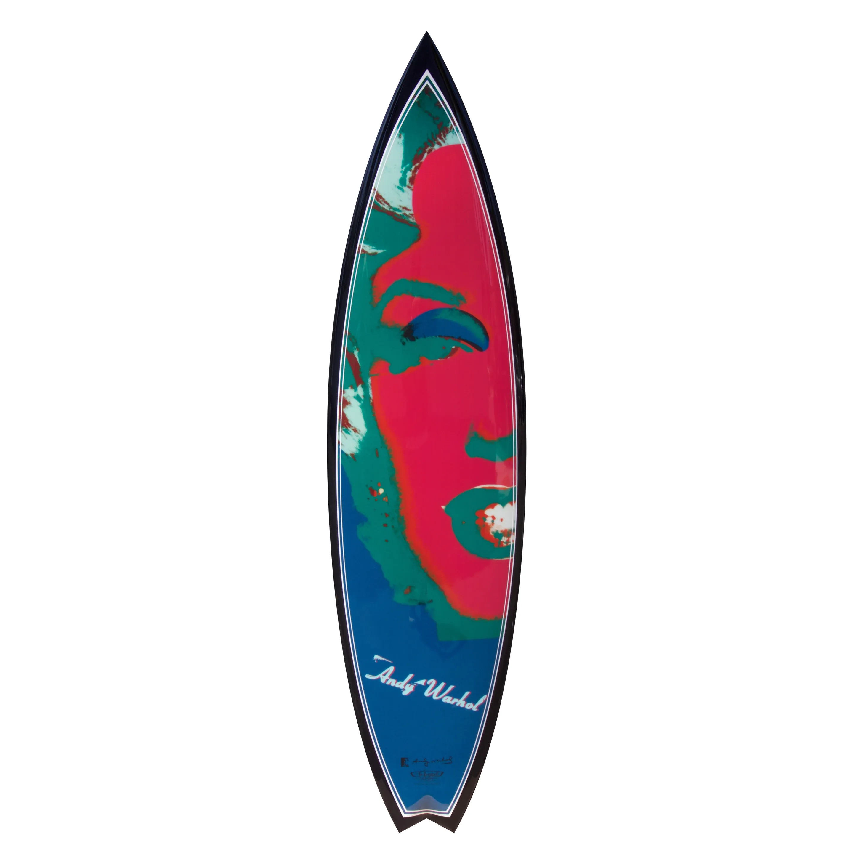 Marilyn Surfboard by Andy Warhol