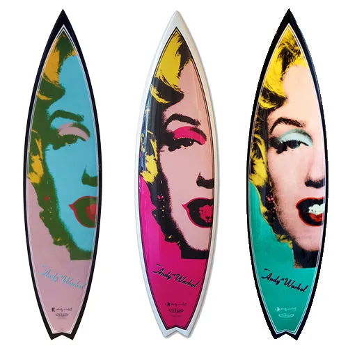 Marilyn Surfboard by Andy Warhol
