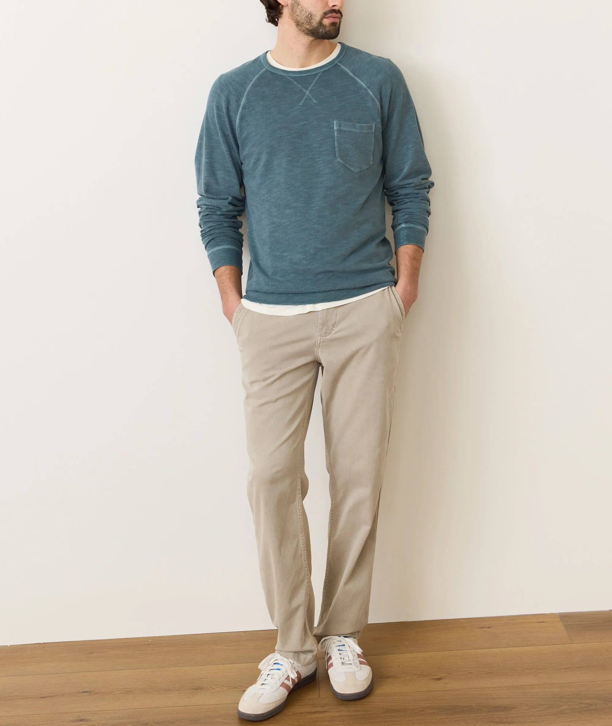 Marine Layer Vintage Heavy Slub Raglan Crew