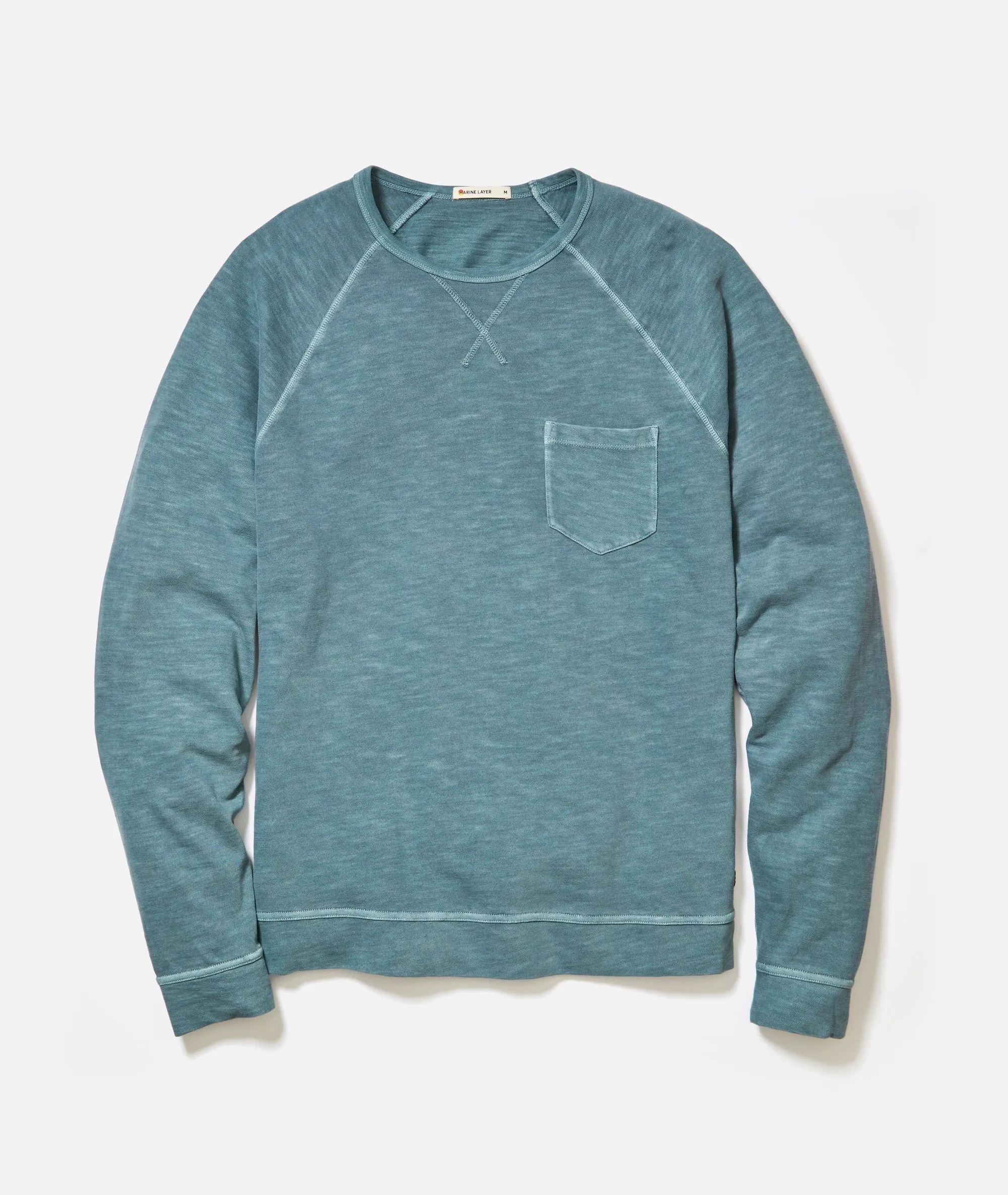Marine Layer Vintage Heavy Slub Raglan Crew