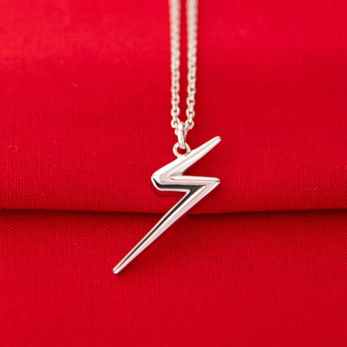 Marvel X RockLove MARVEL STUDIOS MS MARVEL Lightning Bolt Necklace
