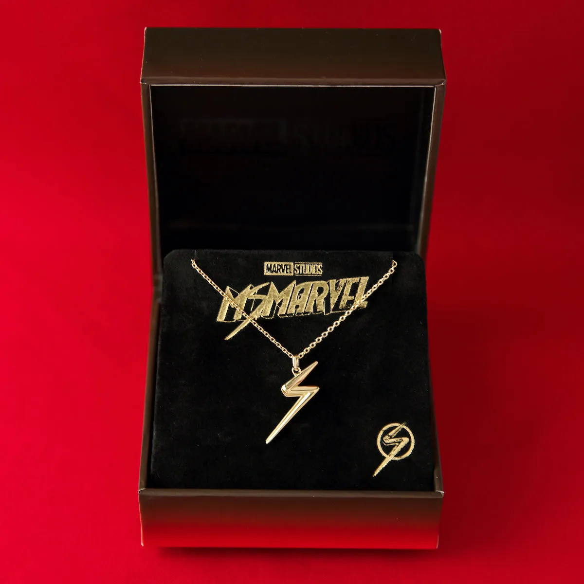 Marvel X RockLove MARVEL STUDIOS MS MARVEL Lightning Bolt Necklace