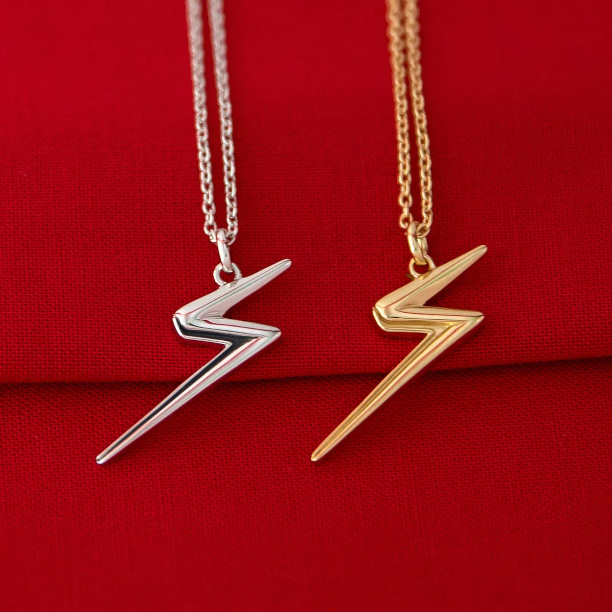 Marvel X RockLove MARVEL STUDIOS MS MARVEL Lightning Bolt Necklace
