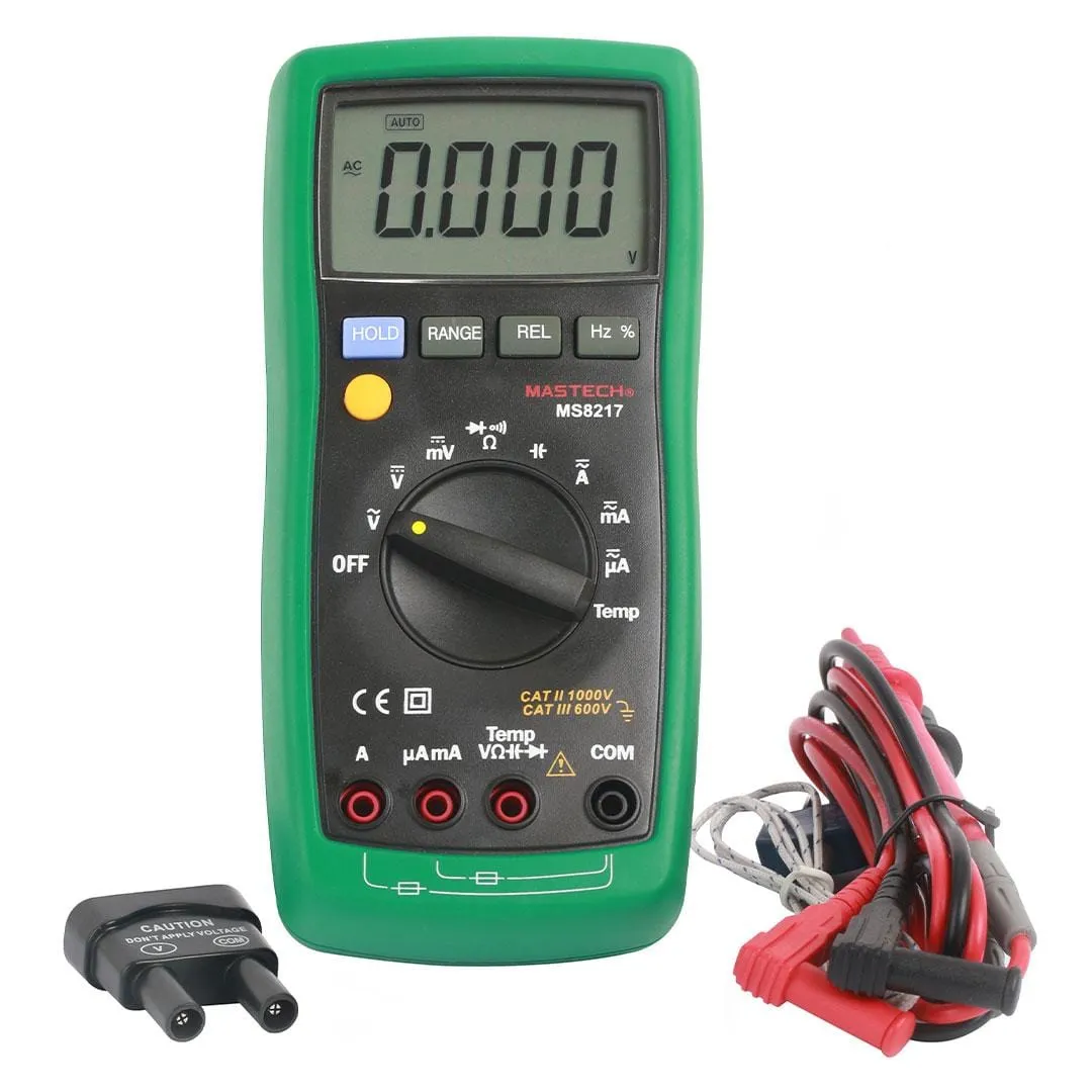 Mastech Digital Multimeter 4000 Counts 1000V - MS 8217(S)