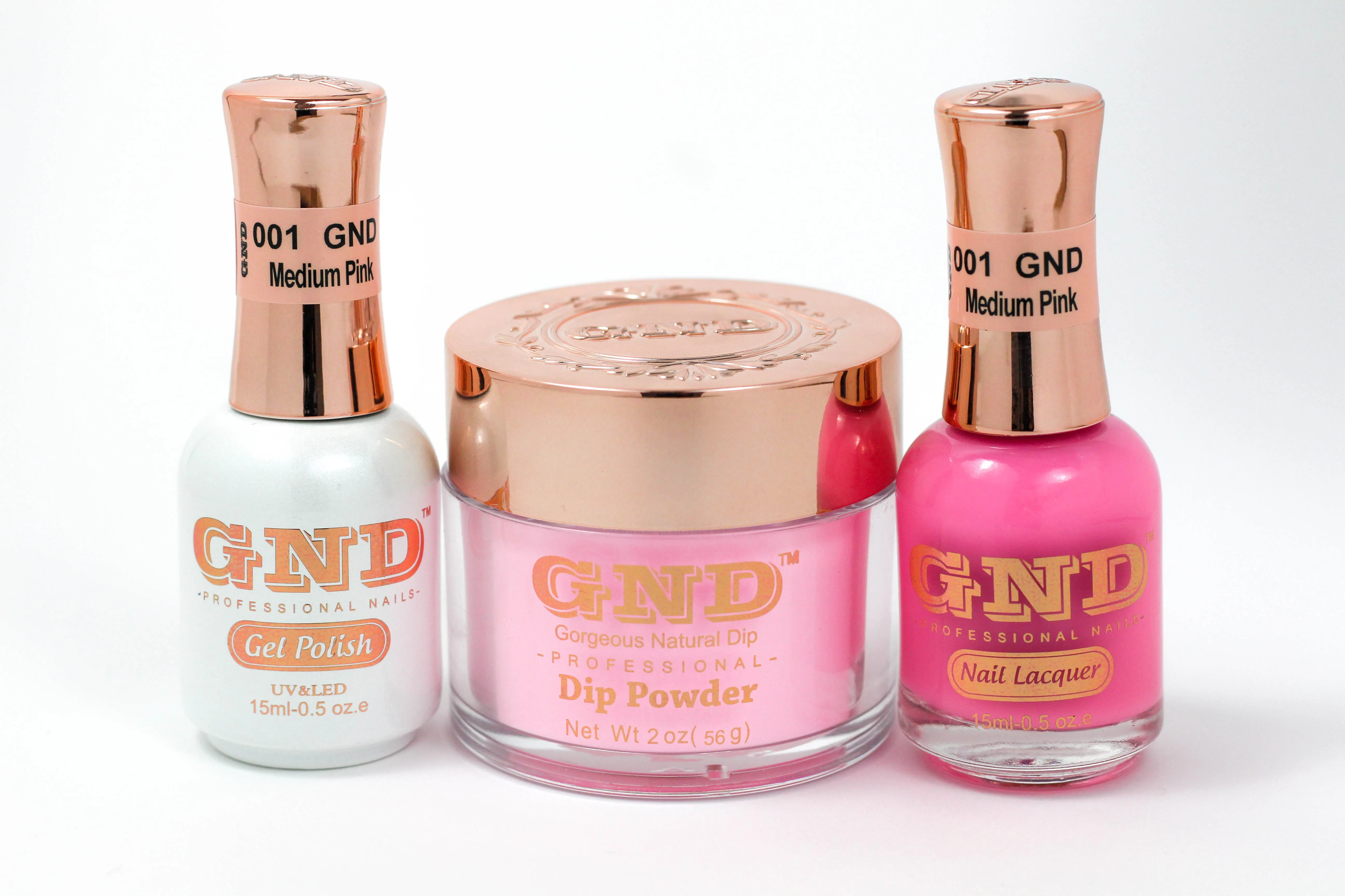 Matching 3 in 1 - 001 Medium Pink