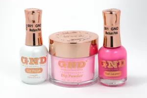 Matching 3 in 1 - 001 Medium Pink