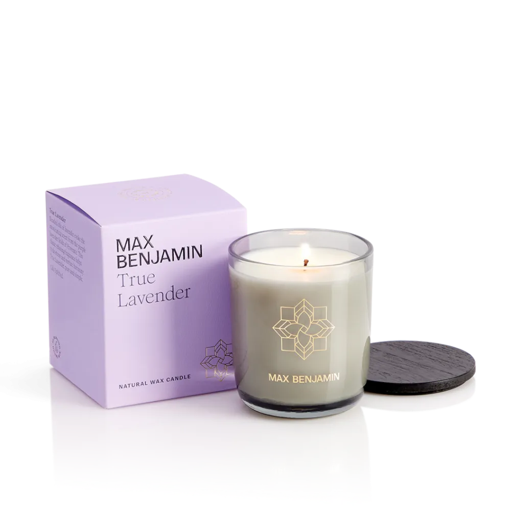 Max Benjamin True Lavender Luxury Natural Candle