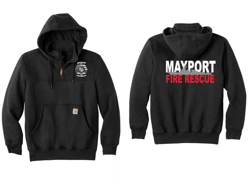 MAYPORT Carhartt Quarter Zip Hoodie