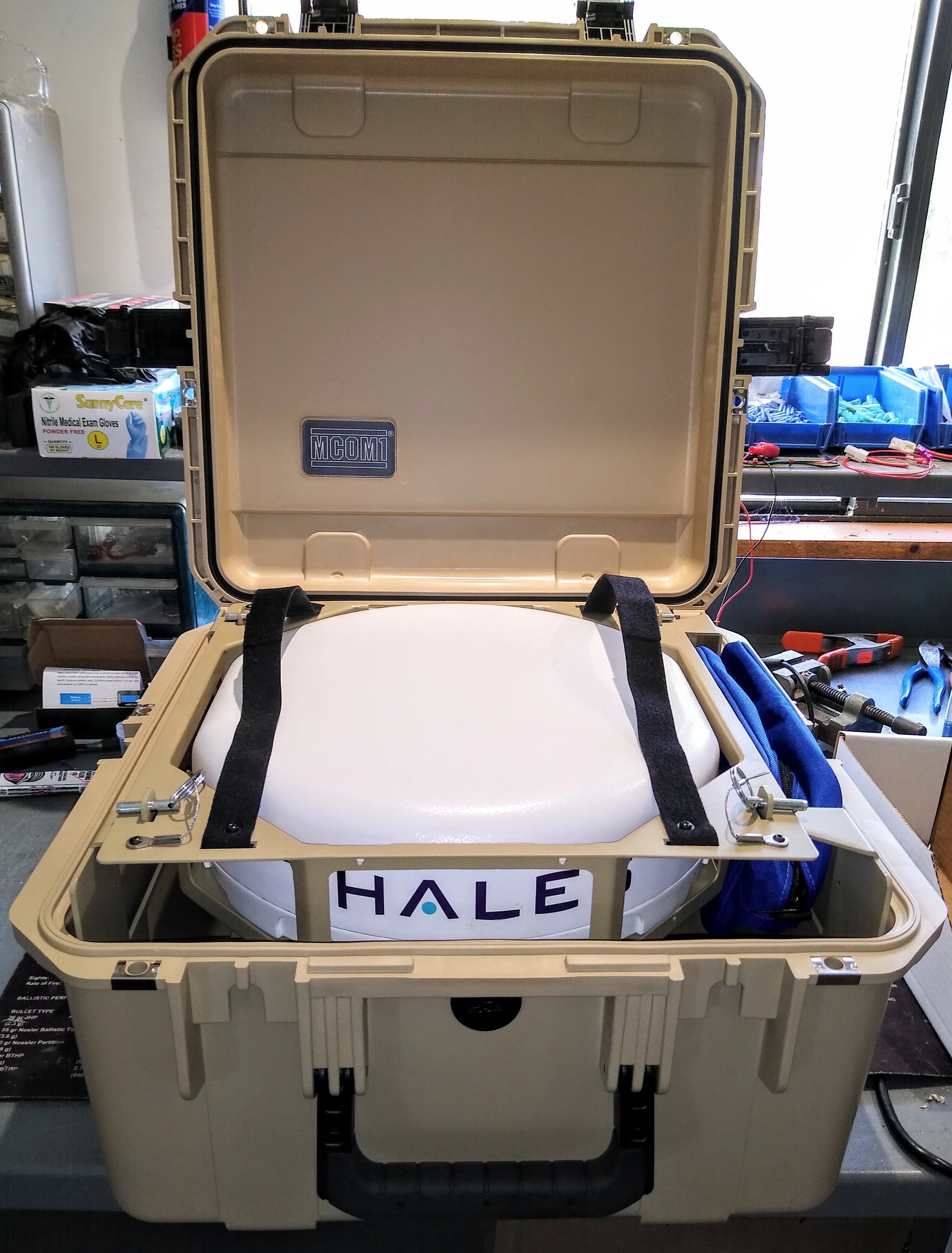 MCOM1 M2 Flyaway kit for Thales Iridium MissionLINK 700 ESChat PTT
