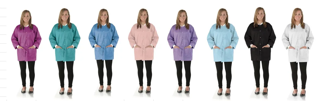Medicom SafeWear Hipster Jacket - Deep Blue - 12/Pk.
