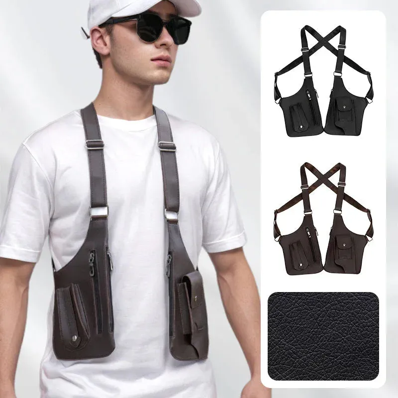 Medieval Leather Harness Travel Bag Style! 🎒👜