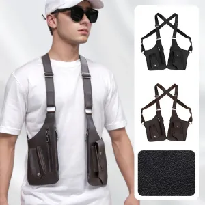 Medieval Leather Harness Travel Bag Style! 🎒👜