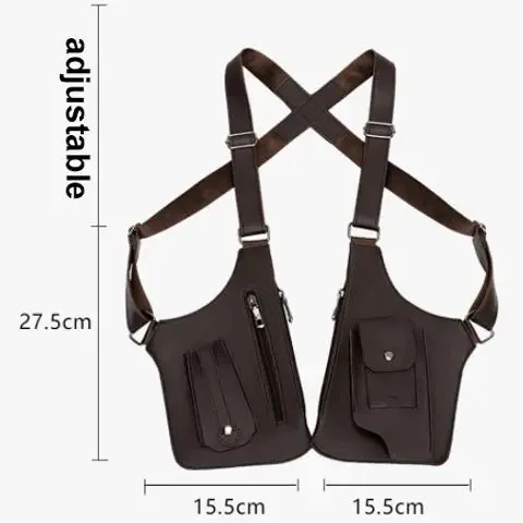 Medieval Leather Harness Travel Bag Style! 🎒👜