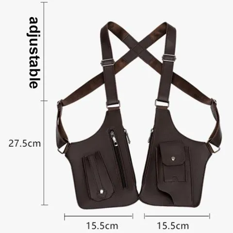 Medieval Leather Harness Travel Bag Style! 🎒👜