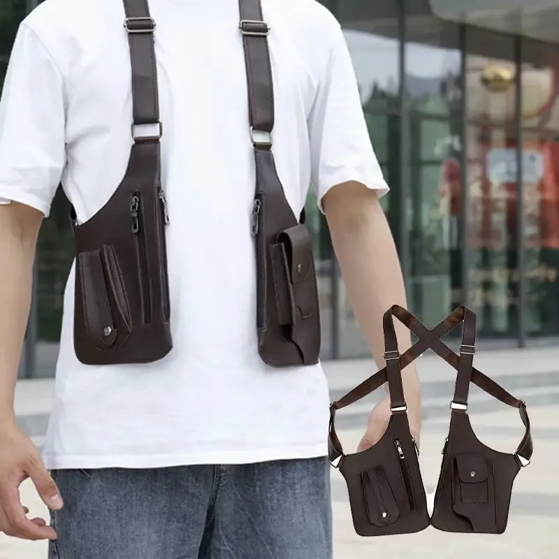 Medieval Leather Harness Travel Bag Style! 🎒👜
