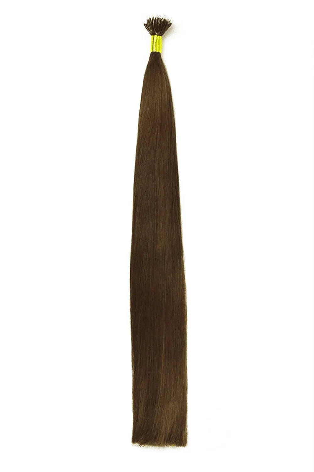 Medium Brown (#4) Nano Ring Hair Extensions