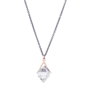 Medium Stick and Stones Herkimer Diamond Necklace by Hannah Blount