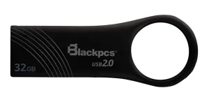 Memoria Usb 2.0 Blackpcs Mu2102 Bl 128 128 Gb Metalica Negro