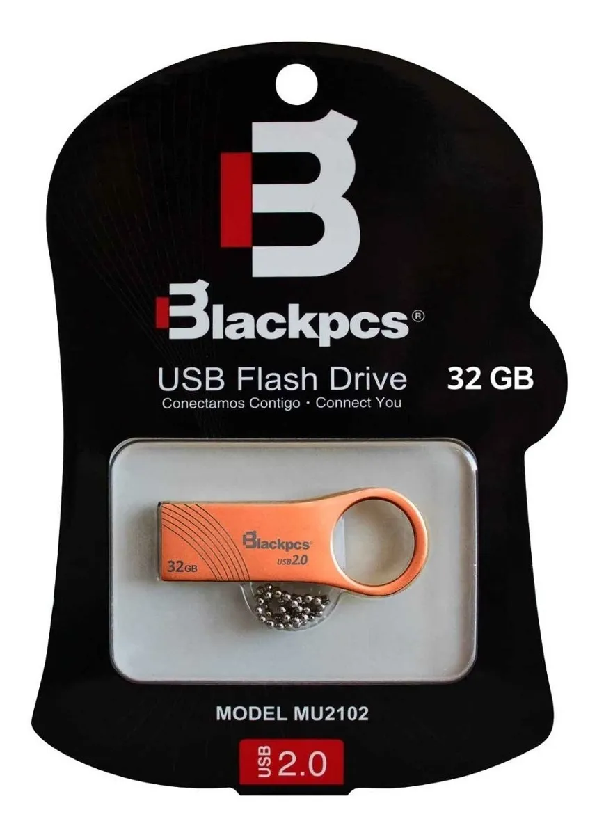 Memoria Usb Blackpcs Mu2102 Rg 128 32 Gb Flash Metalica Bron