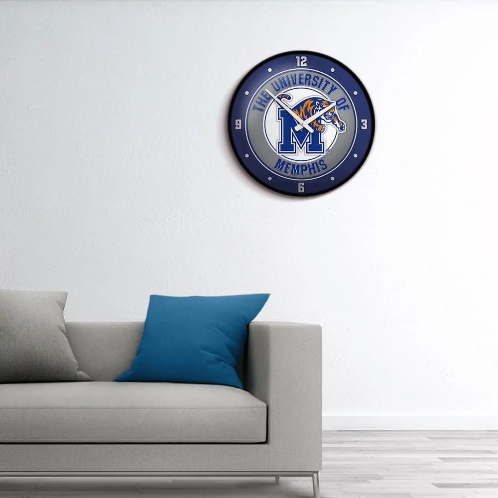 Memphis Tigers: Modern Disc Wall Clock
