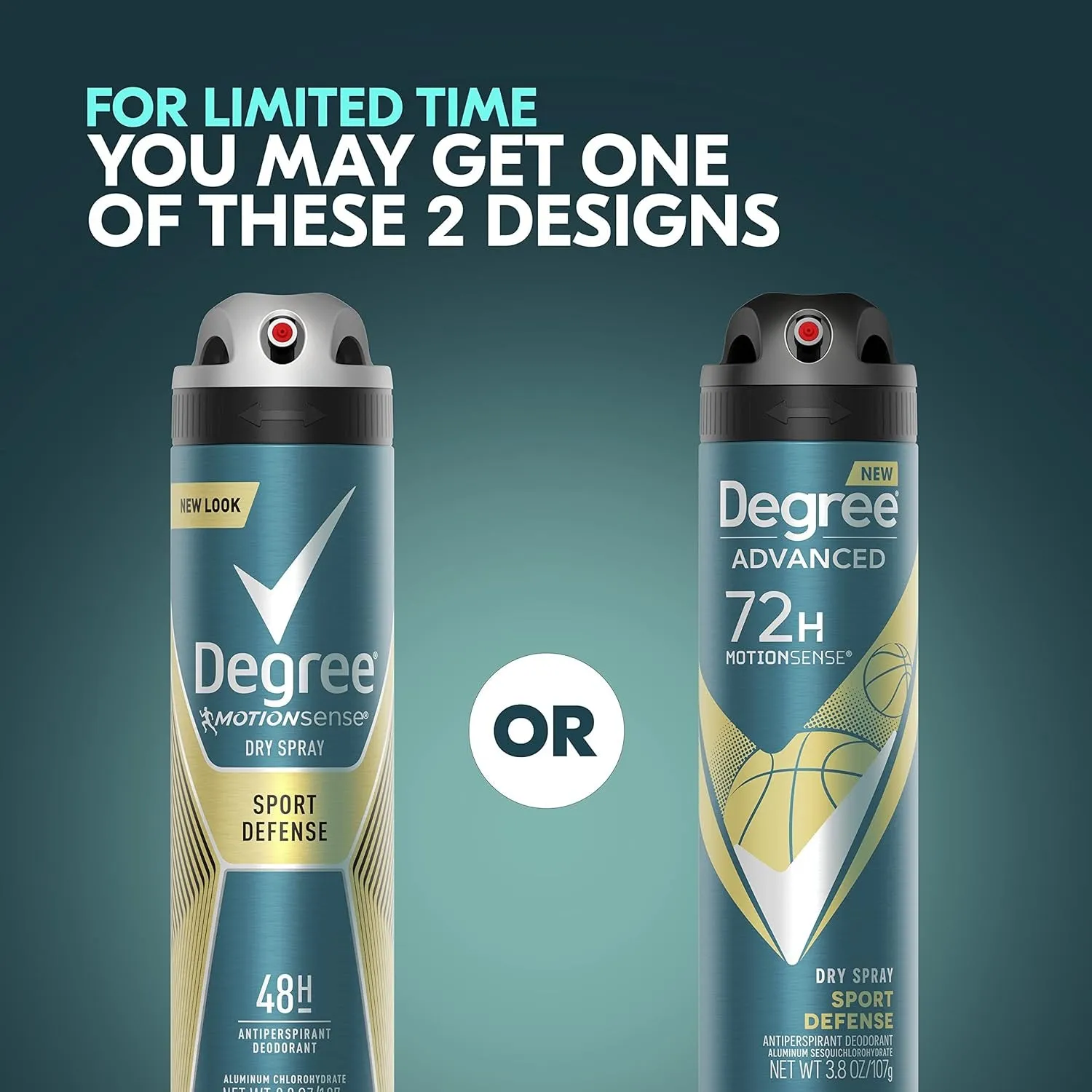 Men Antiperspirant Deodorant Dry Spray Sport Defense 3 Count Deodorant for Men 3.8 Oz